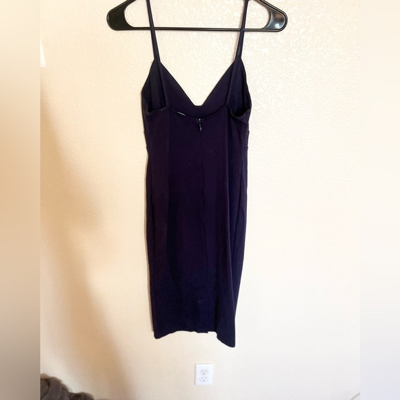 Navy Blue Bodycon Midi Dress - Picture 4 of 6